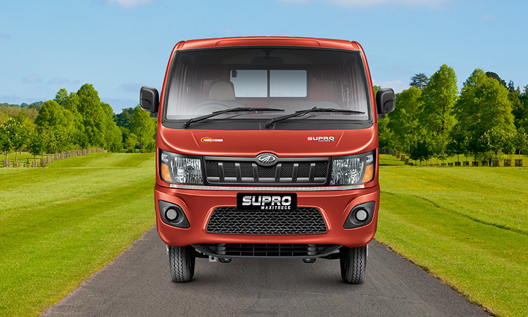 Mahindra Supro Maxitruck Front View Design Wallpaper